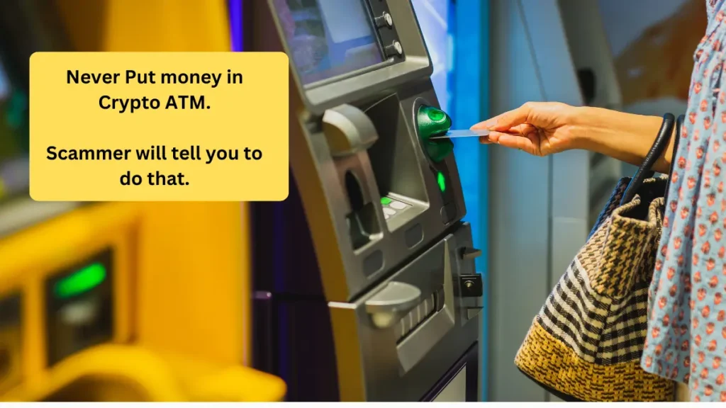 BITCOIN ATM CRYPTO SCAM