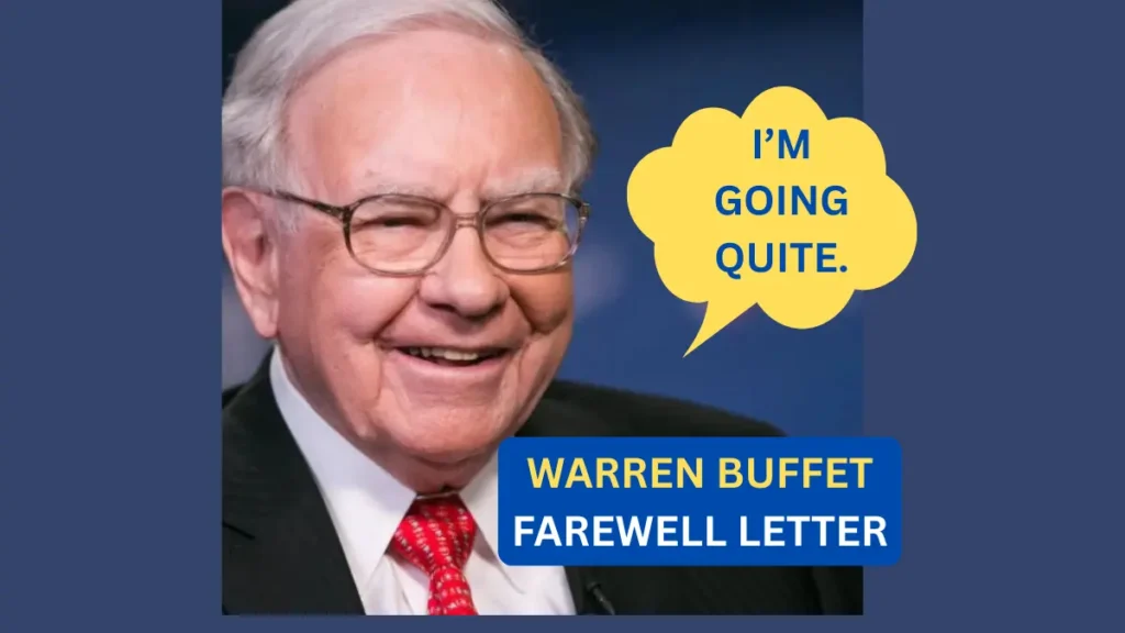 Warren Buffett Farewell Letter